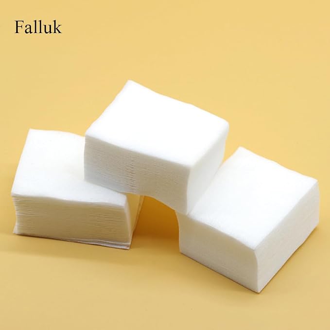 Falluk Make-up Removing Appliances, 1200 PCS Ultra Soft Reusable Facial Pads, Gentle Exfoliating Cotton Pads for Sensitive Skin, Nail Polish, Toner Application