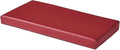 SAMTY Waterproof Faux PU Leather Piano Bench Cushions with Ties for Wooden Storage Shoe Bench Pad 36x14inch, Red