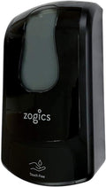 Zogics Touch-Free Automatic Dispenser for Gel Hand Sanitizer and Liquid Soap, Wall-Mounted (Black)