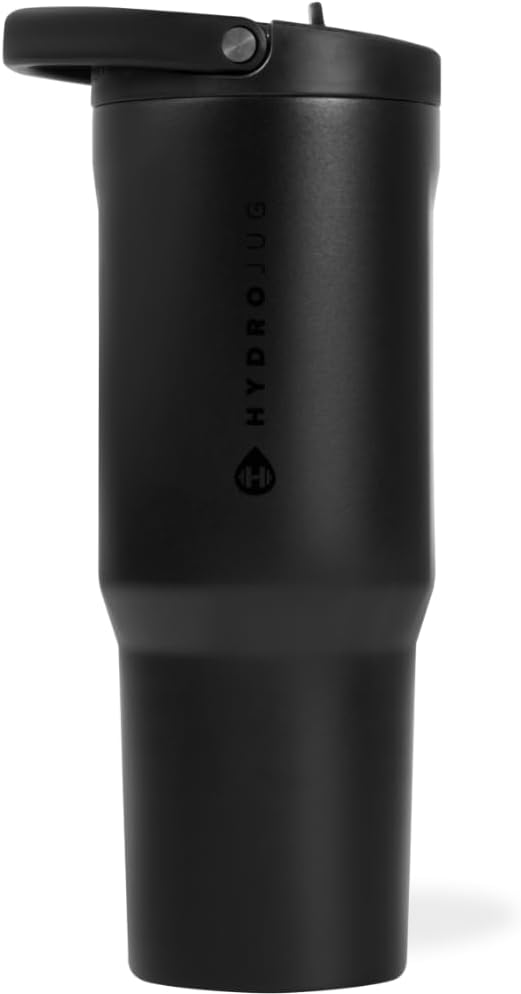 HydroJug Sport 40 oz Insulated Stainless Steel Water Bottle, Black