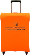 Large Opulent Orange Water-Resistant Luggage Covers for Suitcase TSA Approved for 27"-29" - Durable Patented Design Suitcase Covers for Luggage, Fundas para Maletas, Travel Accessories