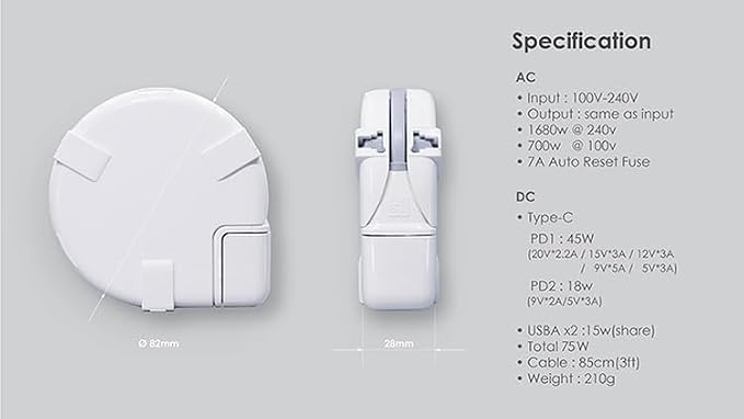 TOFU Maru All-in-One Circular Travel Hub and Desktop Companion