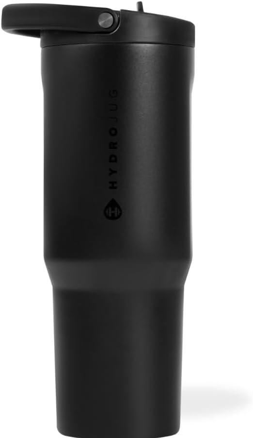 HydroJug Sport 32 oz Insulated Stainless Steel Water Bottle, Black