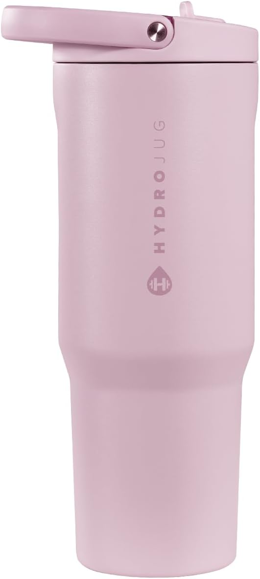 HydroJug Sport 40 oz Insulated Stainless Steel Water Bottle, Sweet Pea
