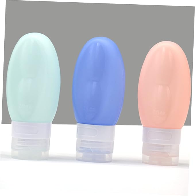 DOITOOL Sets Travel Size Toiletry Bottles Set Reusable Silicone Travel Containers for Toiletries Lotion Refillable Bottles Makeup Shampoo Essentials Pcs