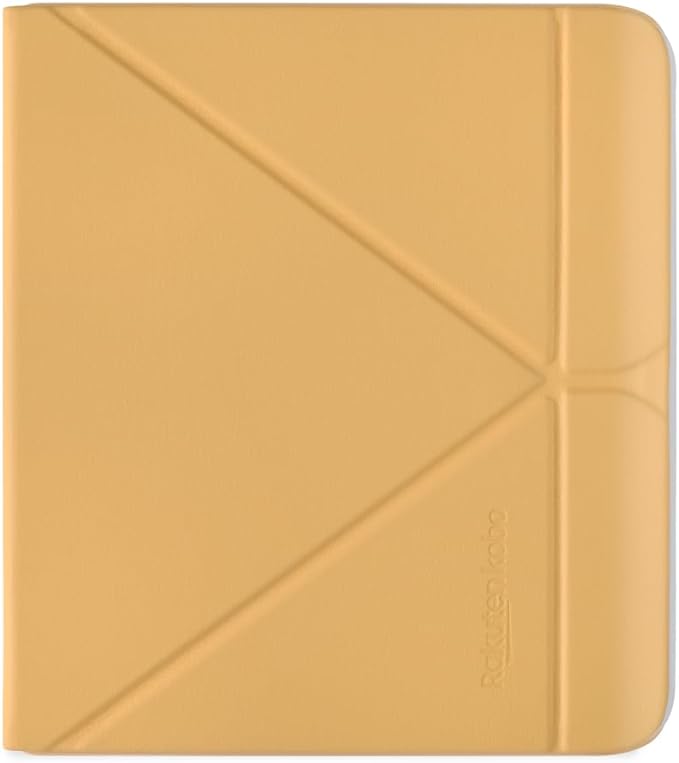 Kobo Libra Colour SleepCover Case | Butter Yellow | Sleep/Wake Technology | Built-in 2-Way Stand | Vegan Leather | Compatible with 7” Kobo Libra Colour eReader