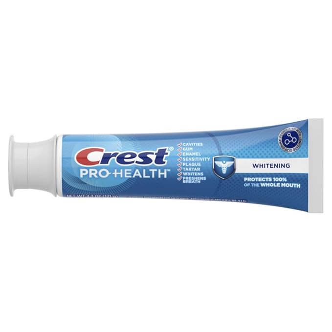 Crest Base Pro-Health Whitening Toothpaste (4.3oz) Triple Pack, Teeth Whitening