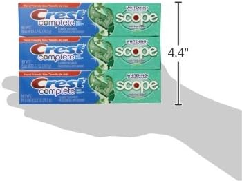 Crest Complete Multi-Benefit Whitening + Scope Minty Fresh Flavor Toothpaste 2.7 Oz (Pack of 12)