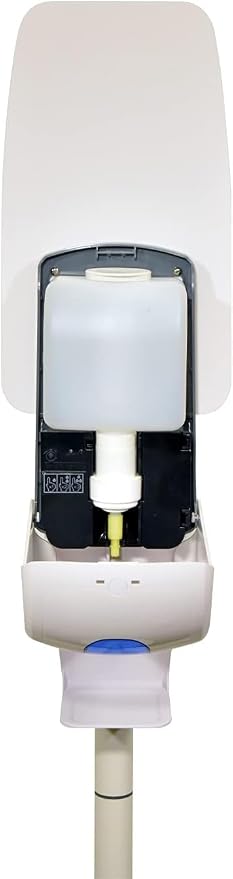 Kingdom Elite Series Automatic Touchless Hand Sanitizer Dispenser with Three Adjustable Dosage Settings Plus a Black Metal Stand for Your Liquid and Gel Hand Sanitizers (Personalized)