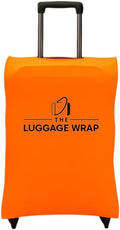 Medium Opulent Orange Water-Resistant Luggage Covers for Suitcase TSA Approved for 24"-26" - Durable Patented Design Suitcase Covers for Luggage, Fundas para Maletas, Travel Accessories