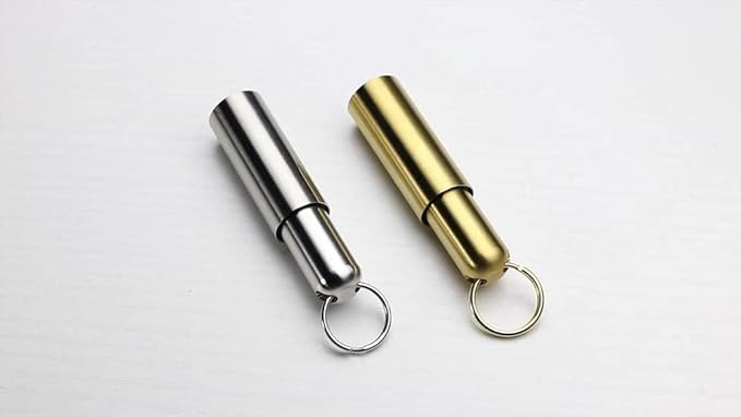 mordeco nanoSprayer Mini Perfume Refillable Bottle, Perfume Atomizer, Essential Oil Bottles, Small Spray Bottle for Travel, Everyday Carry (5ml, Silver)