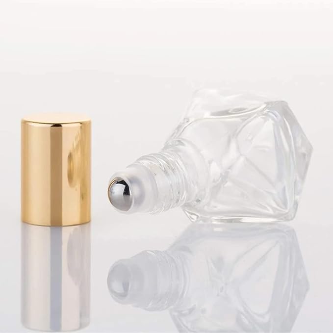 Glass Roller Bottle for Essential Oils Bottles Ball Vial Aromatherapy Perfume Container