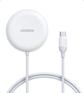 UGREEN Wireless Charger, Qi2.2 Qi2 Certified 25W Fast MagSafe-Compatible Wireless Charging Pad, 5ft Magnetic Charger for iPhone 17/16/15/14/13/12, Galaxy S26/25, Pixel 10, White