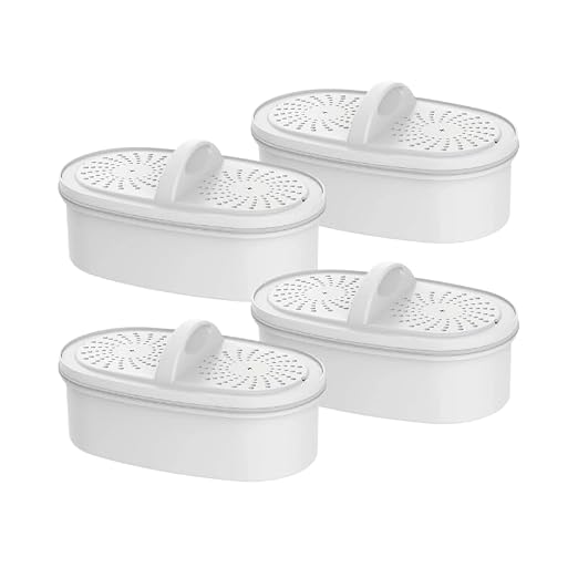 AQUA CREST PF-01A Water Filter Replacement for Waterdrop® Pitchers, Waterdrop® PF-01A Filter, Reduces Lead, PFAS, PFOA/PFOS, Chlorine, Last Up to 3 Months or 200 Gallons, 4 Pack