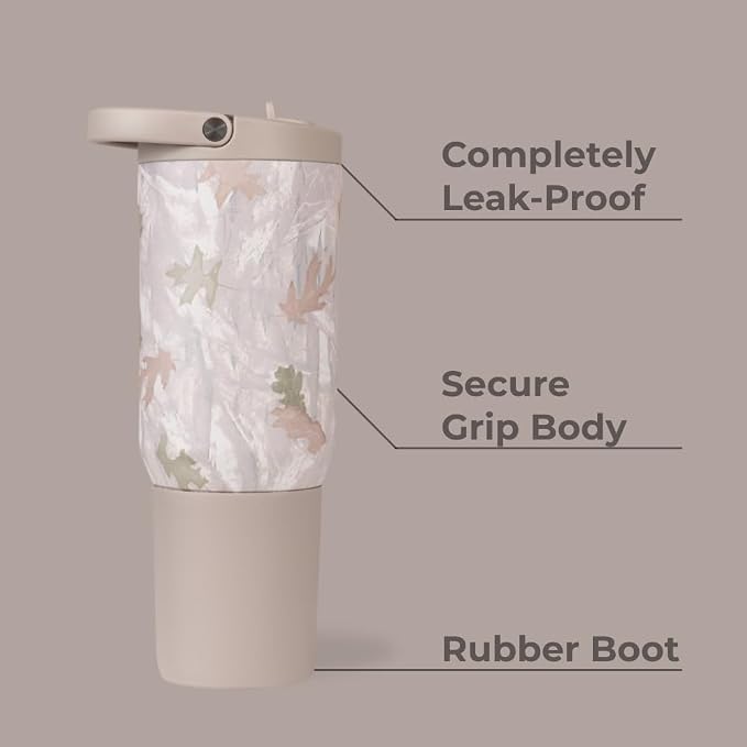 HydroJug Sport 20 oz Insulated Stainless Steel Water Bottle, Camo