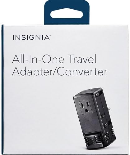 Insignia All-in-One Ground Travel Adapter Converter Series with USB Ports (All-in-One Travel Adapter & Converter)