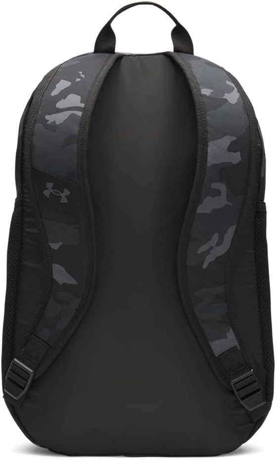 Under Armour Unisex Hustle Sport 6.0 Backpack, (002) Black/Metallic Black, One Size Fits Most