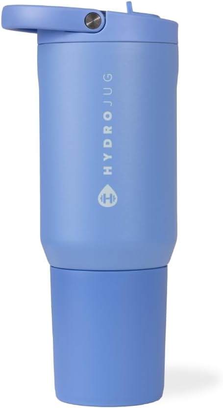 HydroJug Sport 20 oz Insulated Stainless Steel Water Bottle, Light Blue