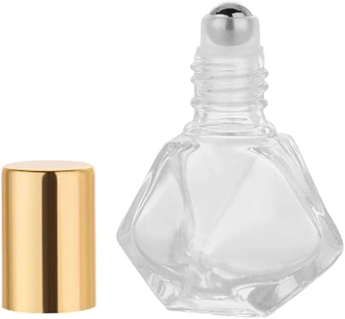 Glass Roller Bottle for Essential Oils Bottles Ball Vial Aromatherapy Perfume Container