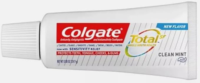 Colgate Total Clean Mint Toothpaste 0.88 oz ( Pack of 4)