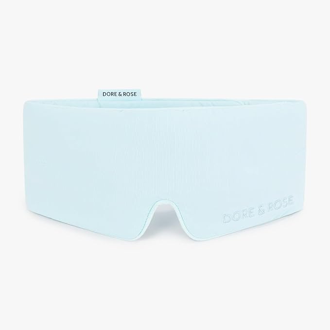 Aeris™ Cooling Sleep Mask for Hot Sleepers, Blocks Light, Reduces Puffiness, Adjustable Eye Mask for Travel, Men and Women, Ultra-Soft and Lightweight