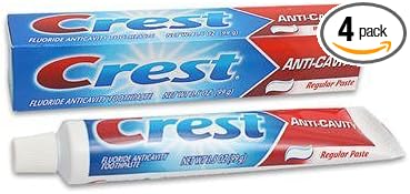 Crest Cavity Protection Regular Toothpaste, 2.9 oz - Pack of 4