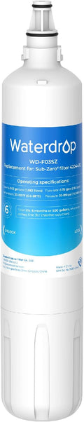 Waterdrop 4204490 Water Filter Replacement for Sub-Zero® 4204490, 4290510, 9030868, 7007067 Refrigerator Water Filter