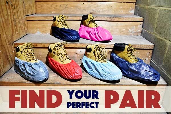 ShuBee Original Disposable, Extra-Large Boot and Shoe Covers, Thicker & Stronger, Durable Protection for Floors - 50 Pairs