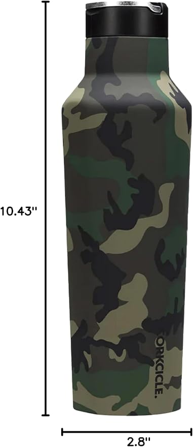 Corkcicle., Canteen Woodland Camo 20 Ounce