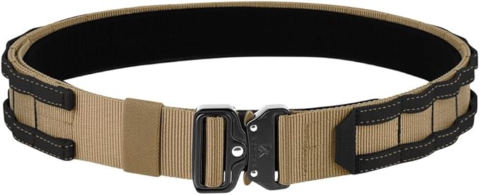 KRYDEX Quick Release Rigger MOLLE Belt 1.75 Inch Inner & Outer Tactical Heavy Duty Belt