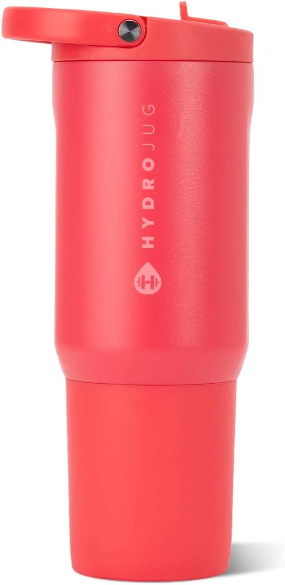 HydroJug Sport 20 oz Insulated Stainless Steel Water Bottle, Fruit Punch