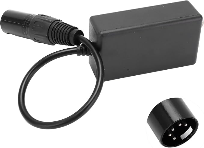 Aviation Headset Adapter Professional Durable GA Dual Plugs to XLR 5 Pin Male Converter Headphone Extension Cable for Pilots Flying Fixed Wing General Aviation ABS Sponge