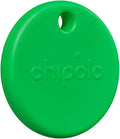Chipolo POP Tracker Tag - Colorful, Compatible, Loud Bluetooth Tracker with Call Your Phone & Out of Range Alert, Works with Apple Find My or Google's Find My Device (Green)