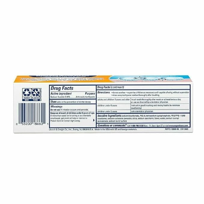 ARM & Hammer Advance White Baking Soda & Peroxide Toothpaste, Extreme Whitening 4.3 oz