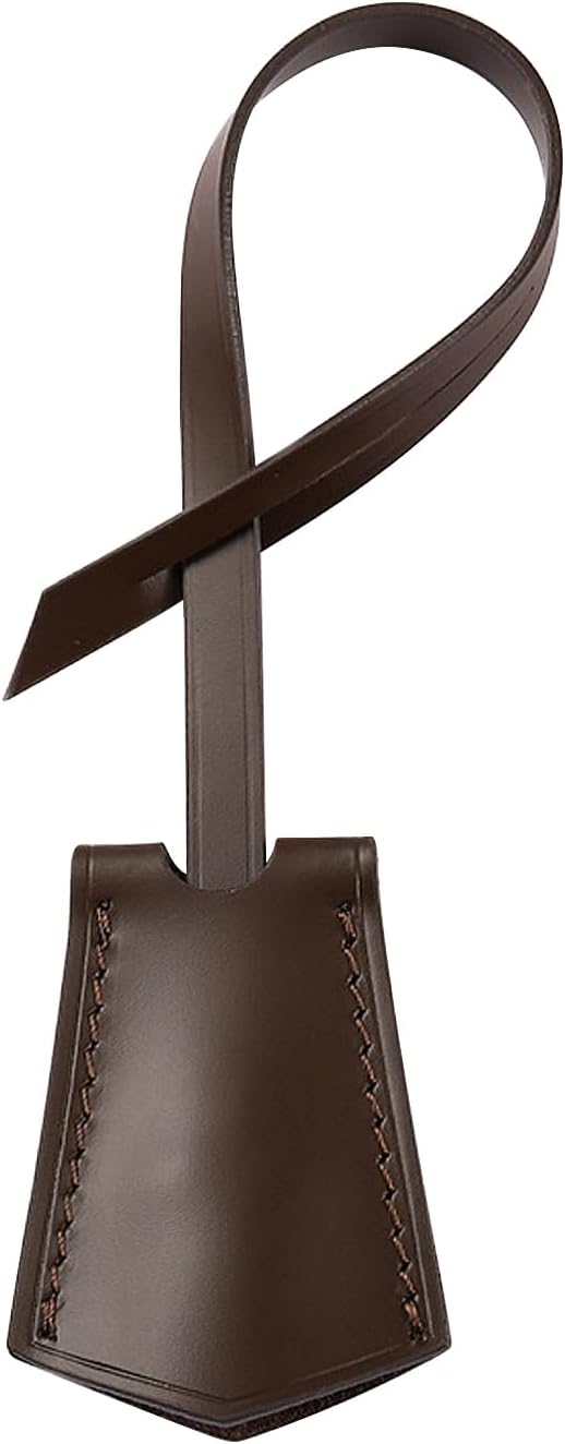 Microfibre Leather Tag for Luggage Bag or Suitcase, Decorative Hang Tag for Speedy 25 30 35 Handbag(Coffee Tag)