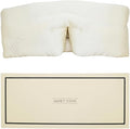 QUIET COVE Plush Luxury Silk Sleep Mask - Sleep Comfortably on Your Side - 22 Momme Mulberry Silk, Total Blackout, Luxe Cloud Filling Soothes Your Eyelids - Luxury Gift for Mom (Yellow) Limited