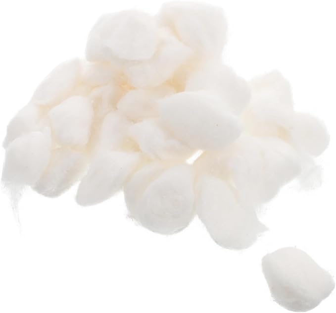 Outanaya 500g Absorbent Cotton Balls Soft Pure Cotton for Nail Polish Makeup Cleaning