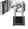 WULALACK Outdoor Combination Lock, Heavy Duty Weatherproof Pad Locks with Code, Resettable Padlock Combination for Sheds Fence, Gate Hasps, Storage Unit