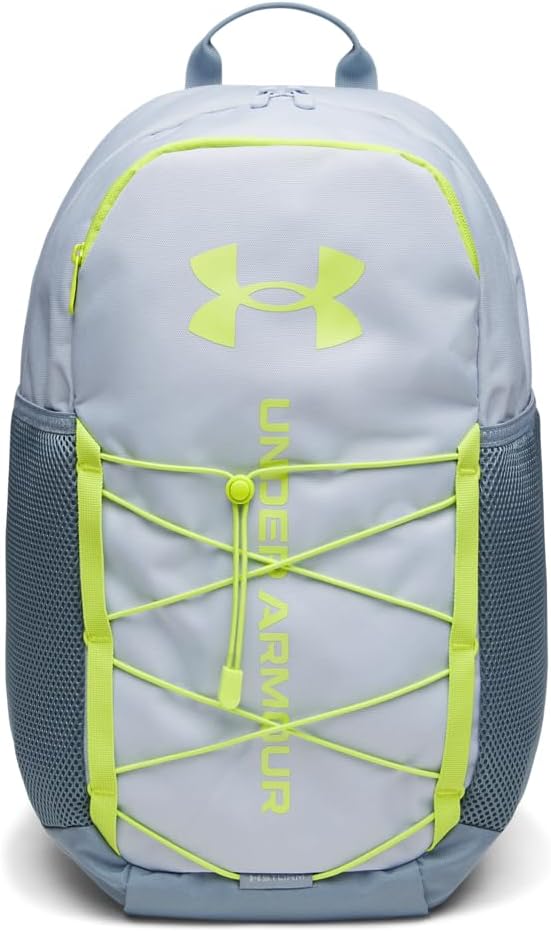 Under Armour Unisex Hustle Sport 6.0 Backpack, (429) Spackle Blue/Blue Wind/Green Citrine, One Size Fits Most