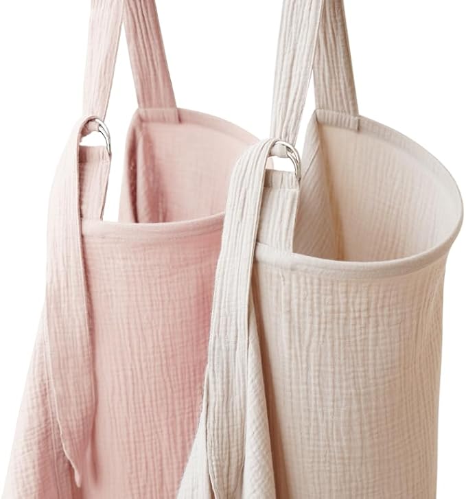 2 Pack Muslin Nursing Cover for Breastfeeding, Soft & Breathable 100% Cotton Breastfeeding Cover up