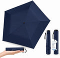 Japan Pencil Umbrella, Japanese Ultra Light Mini Travel Umbrella with Upf 50+ Sun Protection, Compact Folding Pocket Parasol for Rain, Backpack, Handbag, Commute, Beach, Hiking, Outdoor Use