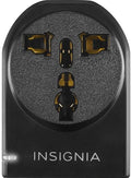 Insignia All-in-One Ground Travel Adapter Converter Series with USB Ports (Grounded Travel Adapter)