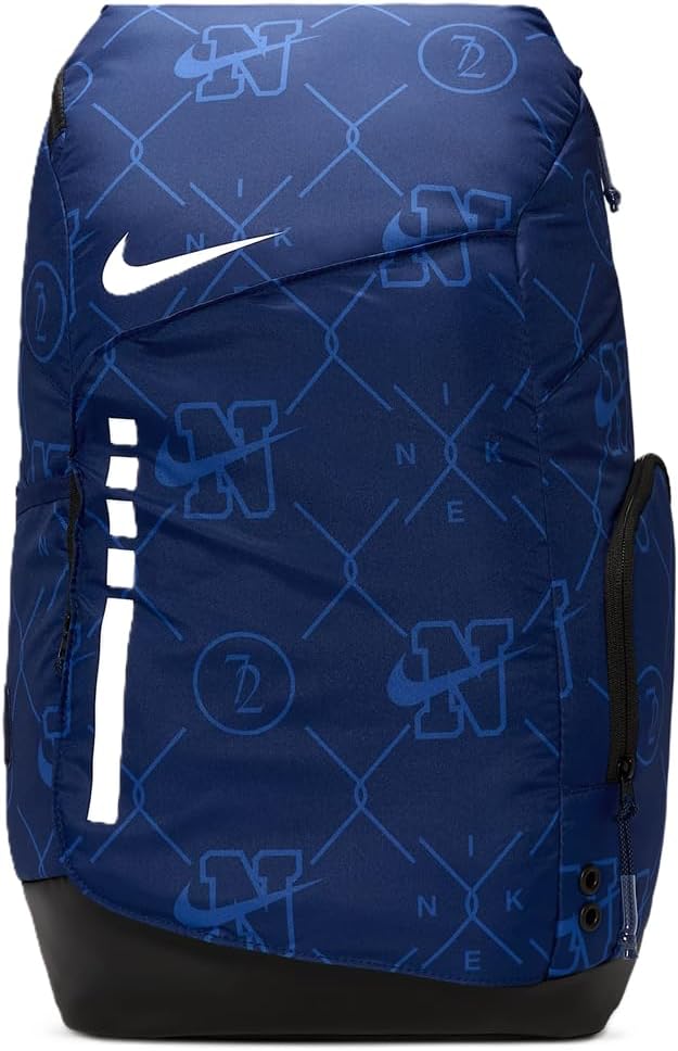 Nike Elite Pro Basketball Backpack BA6164 (Blue/Black/Logo, One Size)