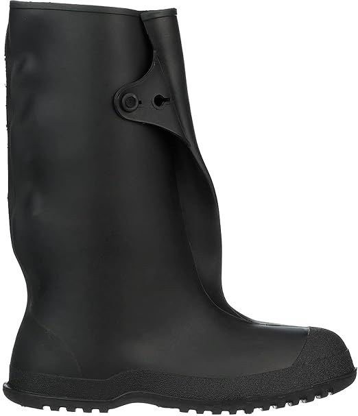 Tingley Workbrutes 35141 Waterproof PVC 14-Inch Height Overhsoe, Small, Black
