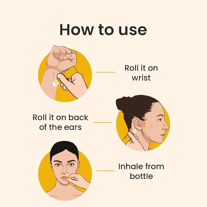 Travel Ease Roll On | Combat Motion Sickness,Morning Sickness,Vertigo, Pregnancy Nausea | Natural Non Drowsy | Road Trip Essentials