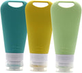 PRETYZOOM 6pcs Travel Toiletry Bottles Set Silicone Containers for Shampoo Lotion and Cream Leakproof Design for Easy Squeeze for Travel and Cosmetics