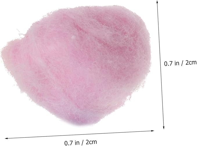 500g Colorful Cotton Balls for Baby Face Cleaning Soft Cotton Balls in Pink for Newborns for Gentle Skin Care and Makeup Application