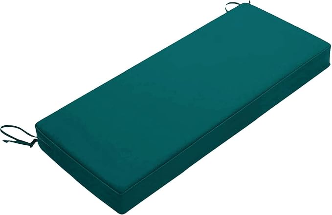 Outdoor Bench Cushion 36x18/40x16/48x16 Waterproof Patio Furniture Cushions Garden Sofa Settee Couch Swing Pads with Ties(11,40x16x3 in)