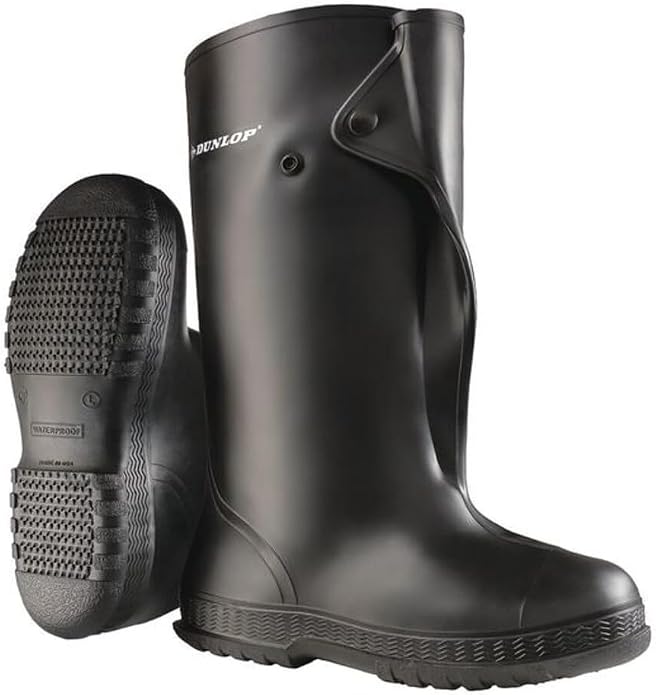 ONGUARD Overshoe 4-way Cleated Outsole - Waterproof Slush boots for Men & Women - Made from PVC - Black - Size XS-2X