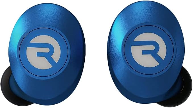 Raycon Everyday Bluetooth Wireless Earbuds with Microphone - Active Noise Cancelling, Sweat & Water-Resistant Earphones, Ear Buds Wireless Bluetooth Up to 32 Hours Playtime (Blue)